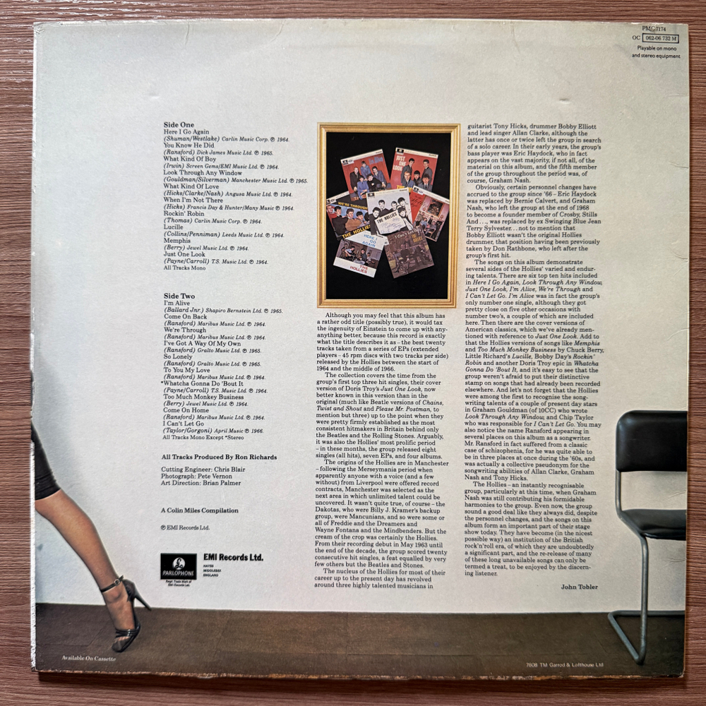 The Hollies – The Best Of The Hollies E.P.s (Англия 1978г.)