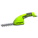 Садовые ножницы аккумуляторные Greenworks Арт. 1600107, 7,2V со встроенным аккумулятором 2 Aч