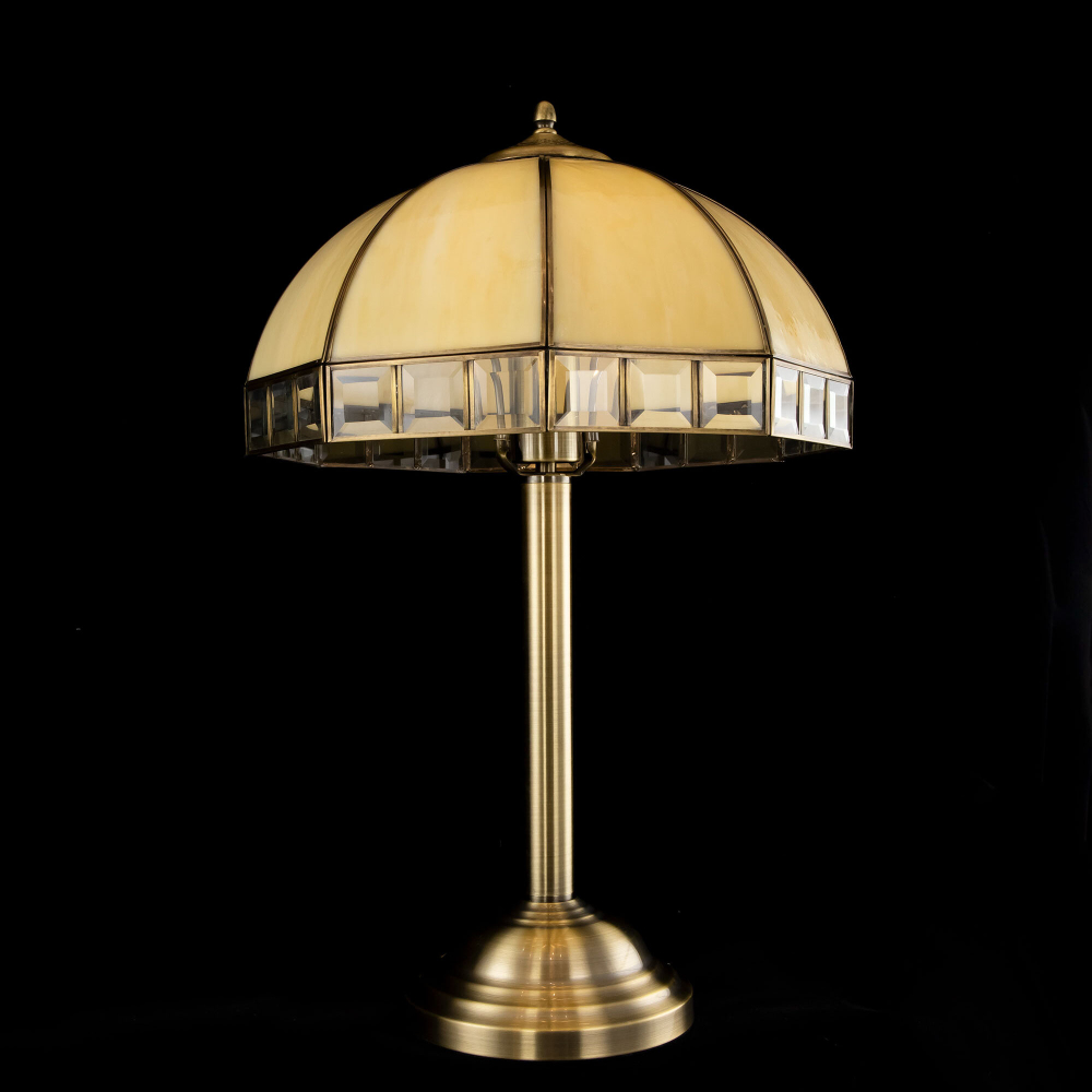 Citilux Шербург-1 CL440811 Настольная лампа витражная Бронза