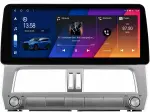 Магнитола для Toyota Land Cruiser Prado 150 2017-2019 (без штатного 360) - Canbox H-Line 0073 монитор 12.3" QLED в стиле BMW на Android 10, Быстрая, ТОП-процессор, CarPlay, 4G SIM-слот