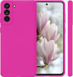 Мягкий Soft Touch чехол из силикона для SAMSUNG GALAXY S21 FE с бархатной подкладкой