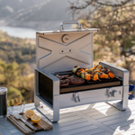 Газовый гриль портативный Karbo Grill X1 Natural Grey + сумка