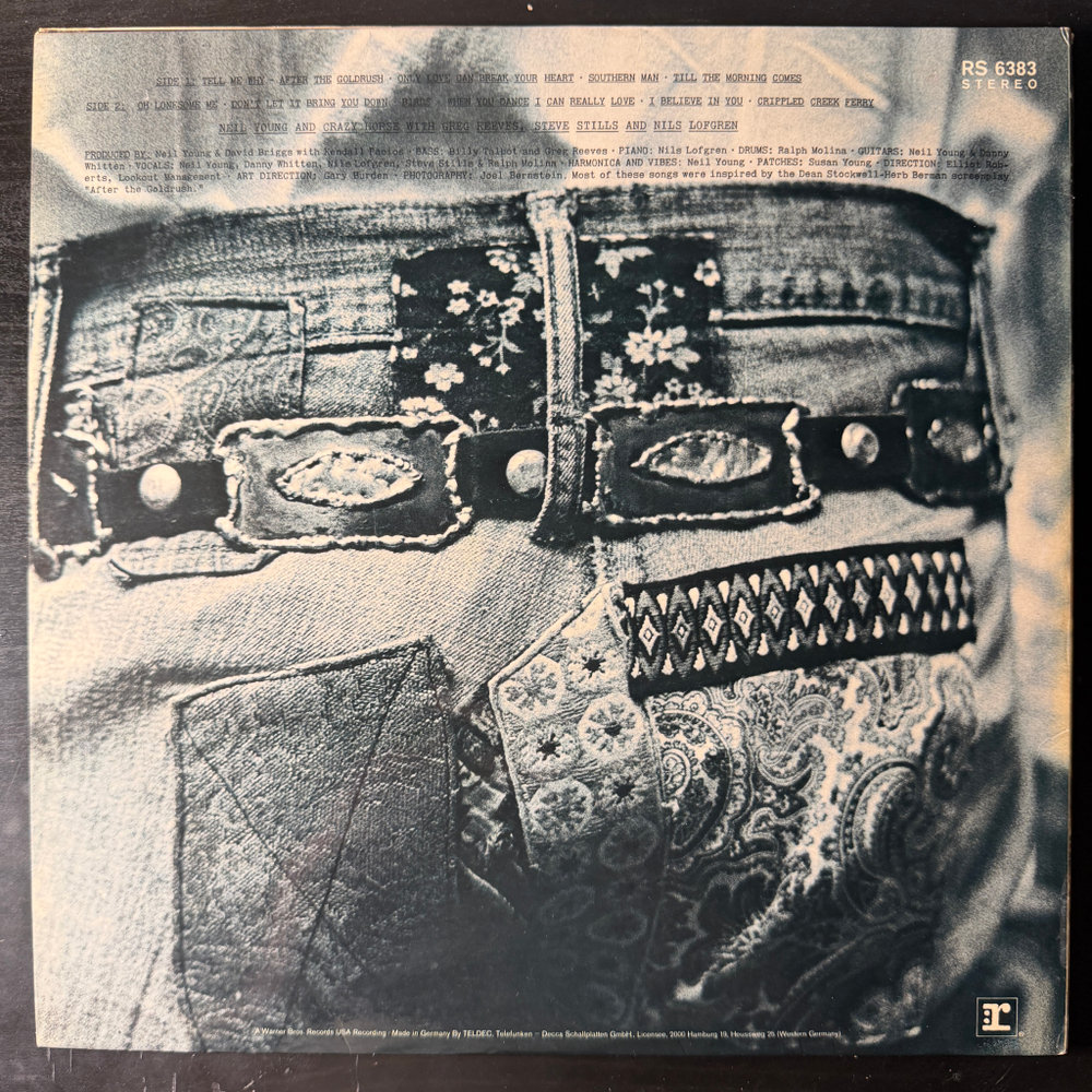 Neil Young ‎– After The Gold Rush (Германия 1970г.)