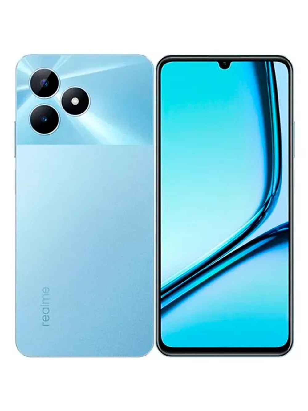 Смартфон realme Note 50 3/64 ГБ RU, Dual nano SIM, небесно-голубой