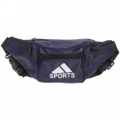 Сумка на пояс «Ultramarine - Sports Style», цвет синий, 4 кармана, 29*13*7см