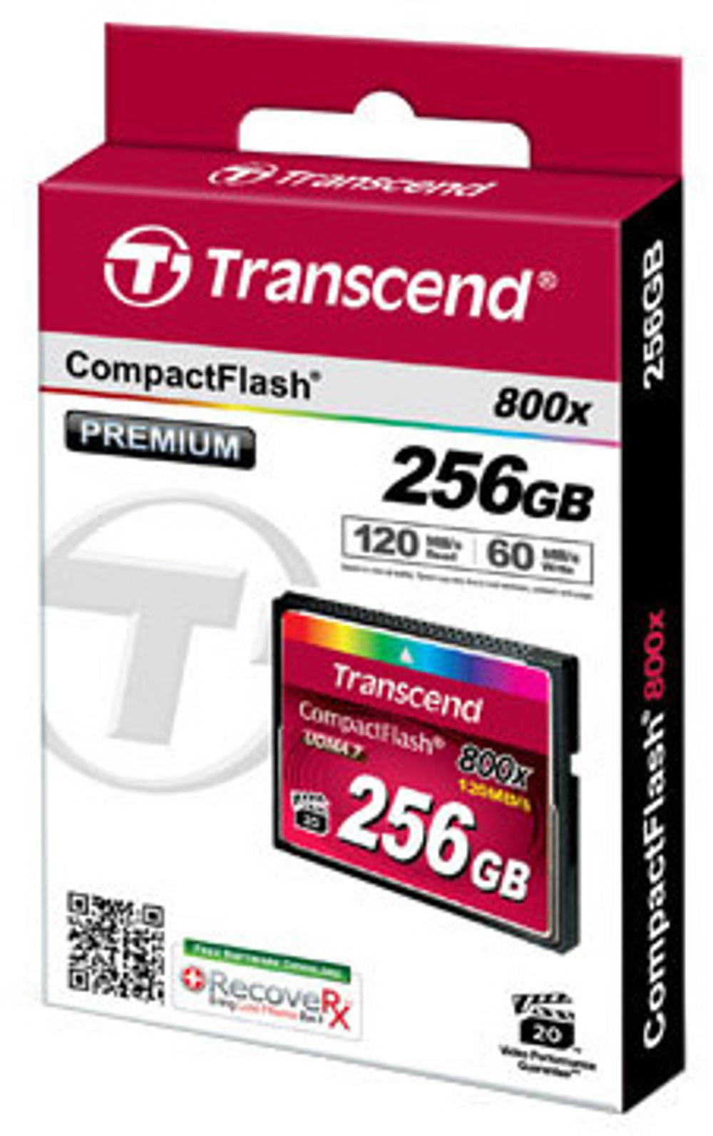 Карта памяти CompactFlash 256MB Transcend TS256GCF800
