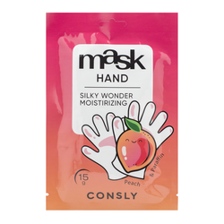 Consly Peach & Paraffin Silky Wonder Moisturizing Hand Mask парафин-маска для рук с экстрактом персика