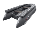 Лодка ПВХ X-River Rocky 395 НДВД + усиленное дно и баллон + Фальшборт, красно-черный/фурнитура черна