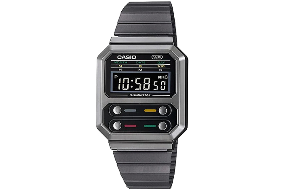 CASIO Women"s VINTAGE Series Gray Watch A100WEGG-1A