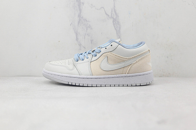 Jordan 1 Low Canvas Grey Cream