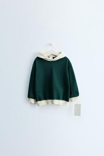 ZARA TIMELESS — ХУДИ COLORBLOCK, ЭКРЮ