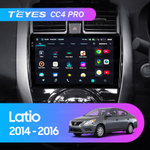 Teyes CC4 Pro 10,2" для Nissan Latio 2014-2016 (прав)