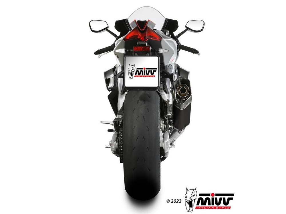 A.015.LR1TB MIVV SR-1 BLACK TITANIUM SILENCER (RSV4)