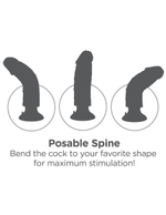 Чёрный виброфаллос со съемной присоской 9 Vibrating Cock with Balls - 22,9 см. (Цвет: черный)