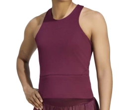 Женский топ теннисный Adidas Y-Tank Midi - maroon
