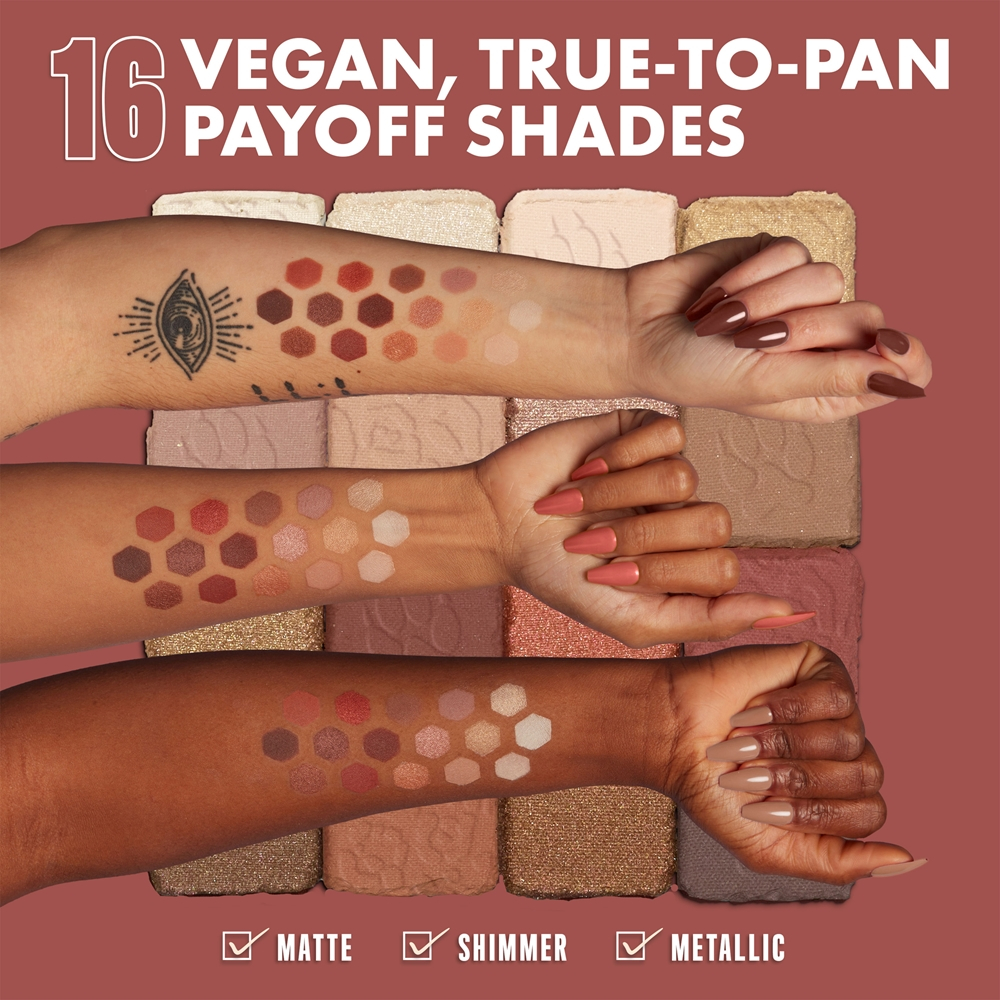 NYX Professional Makeup Ultimate Shadow Palette - Палетка теней для век: тени для век оттенок Warm Neutrals, 16 g