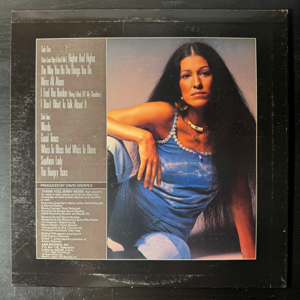 Rita Coolidge ‎– Anytime... Anywhere (Япония 1979г.)