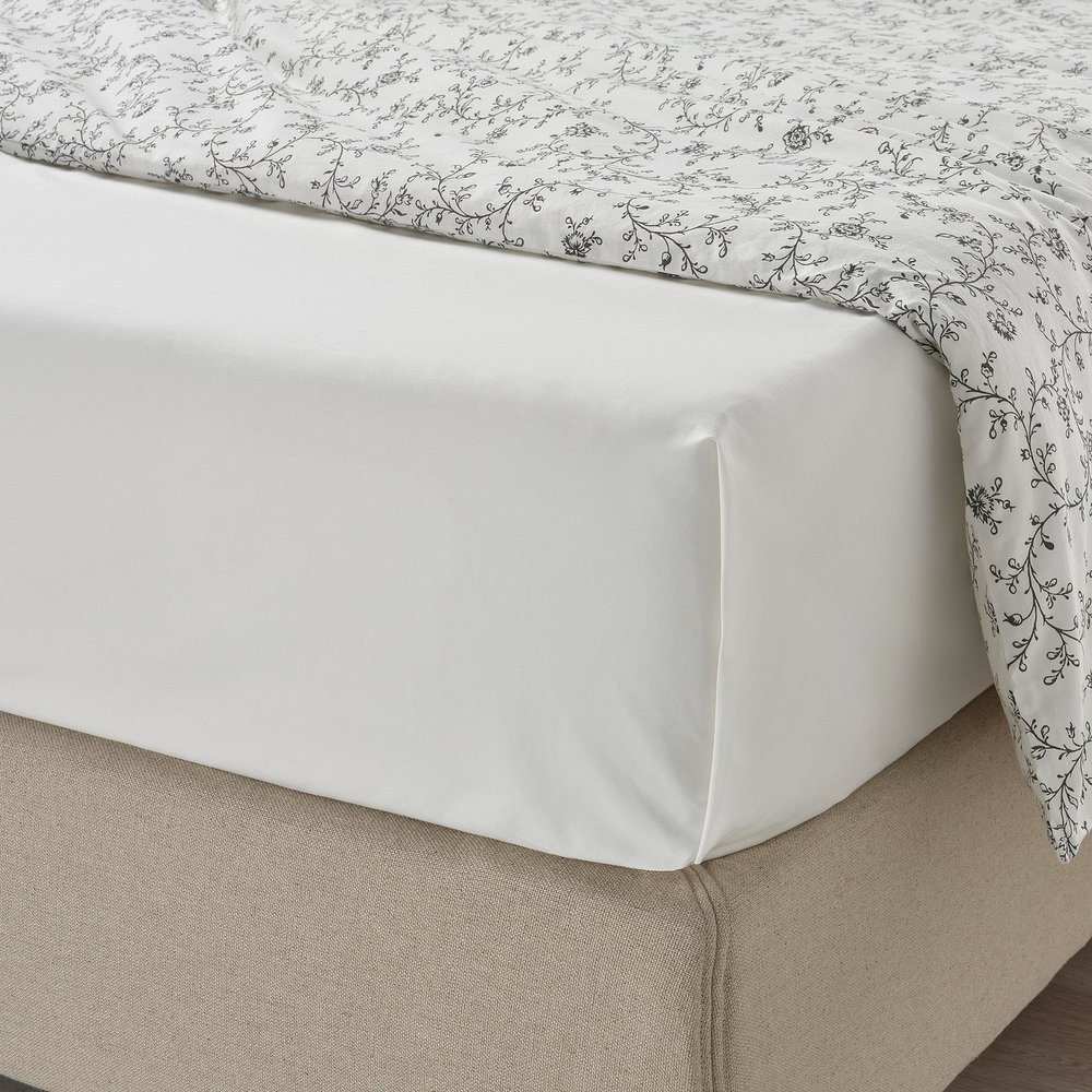 IKEA ULLVIDE  (ИКЕА УЛЛВИДЕ)  -  Простыня - белый 150x260 см