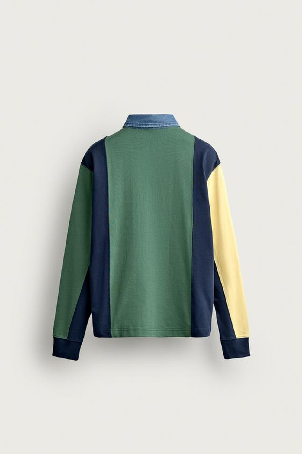 ZARA - FRUIT OF THE LOOM™ РУБАШКА ПОЛО В ПОЛОСКУ С КОНТРАСТНЫМ ВОРОТНИКОМ, РАЗНОЦВЕТНЫЙ