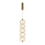 Подвесной светодиодный светильник Maytoni Golden Cage MOD216PL-L10G3K