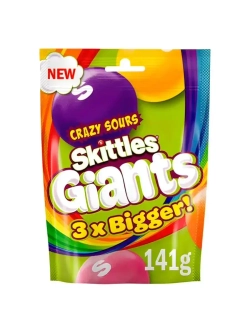 Драже Skittles Giants Sour / Скитлс гигантские кислые драже