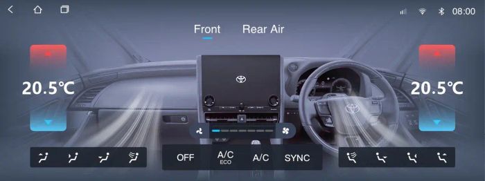 Магнитола для Toyota Alphard 30, Vellfire 2015-2023 (любая комплектация) - Kuberg ZH-T1401BL (черная) на Android 12, Быстрая, 4G SIM-слот, CarPlay