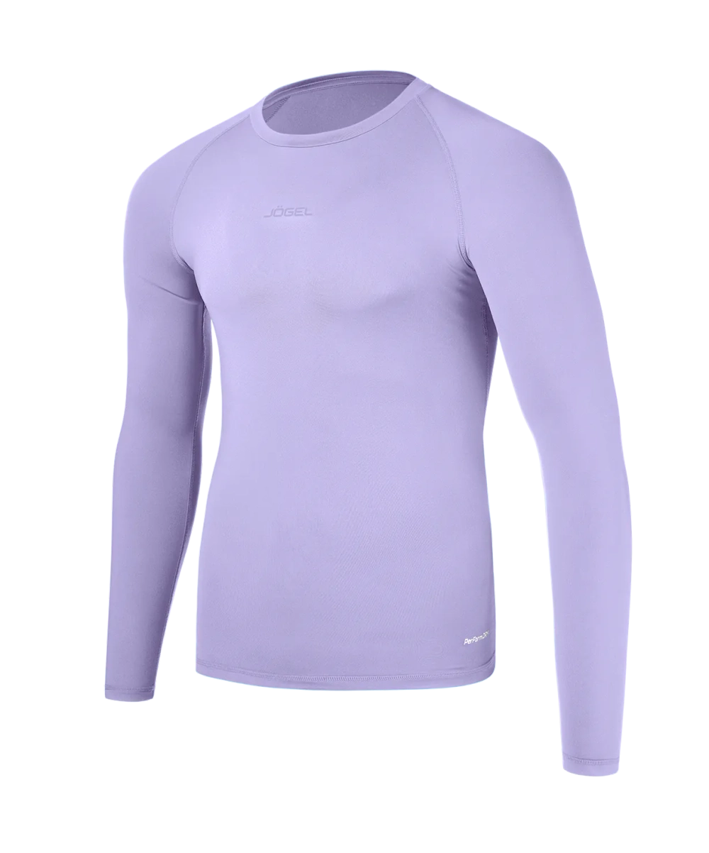 Футболка компрессионная с длинным рукавом JOGEL CAMP PerFormDRY Baselayer LS Tee, сиреневый