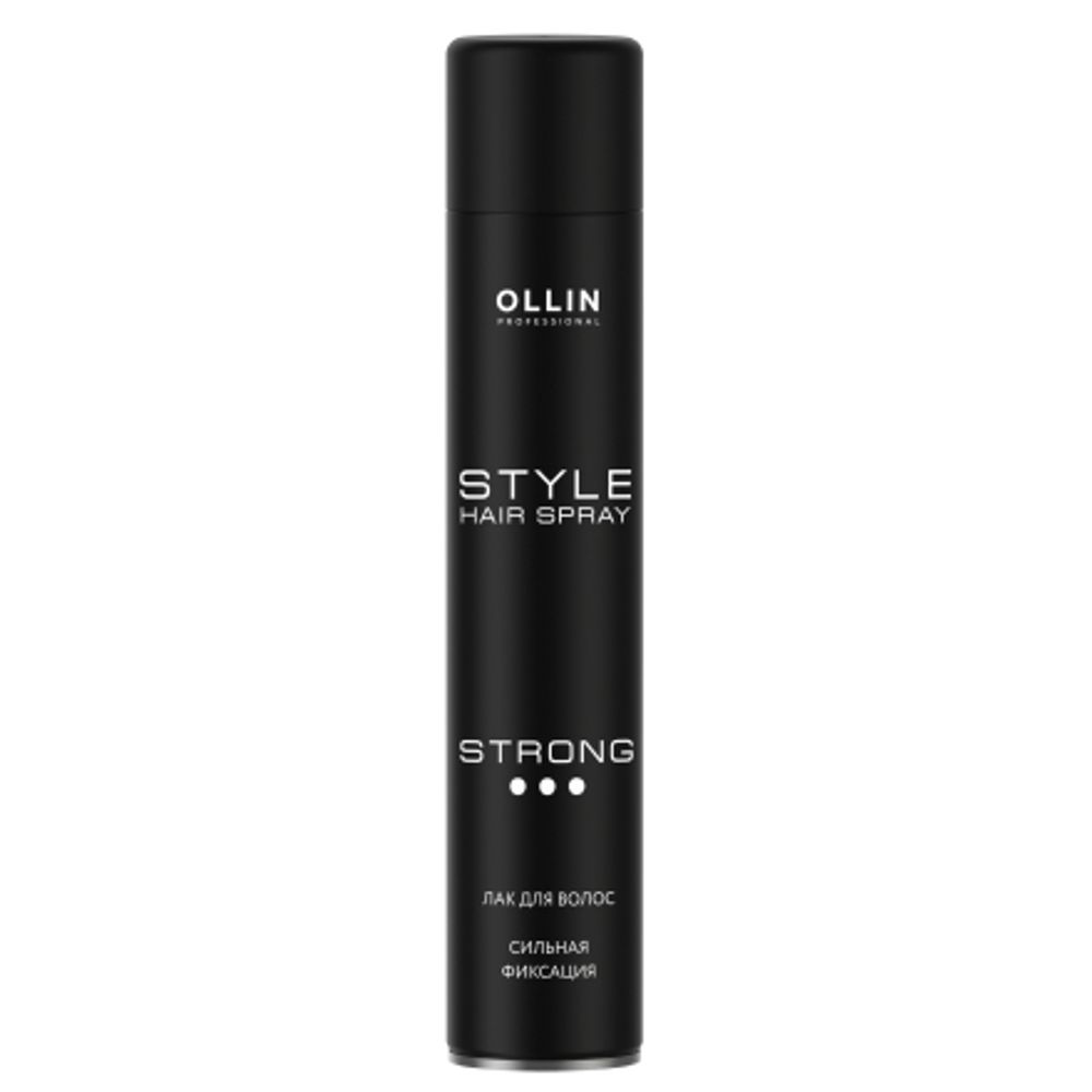 Лак для волос сильной фиксации, Style, Ollin, 500 мл. Лак для волос сильной фиксации, Style, Ollin, 500 мл.