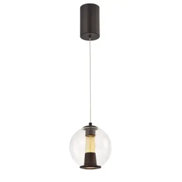 Подвес 7W 4000K 4550-1P черный/золото Boble Favourite