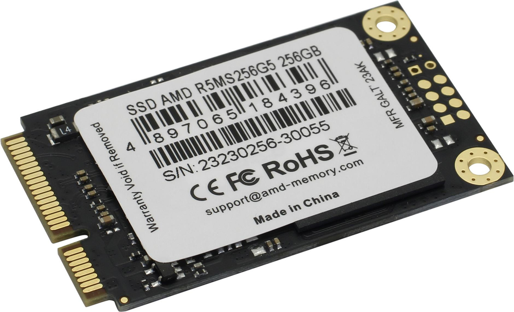 SSD диск AMD Radeon R5 <R5MS256G5> 256 Gb mSATA