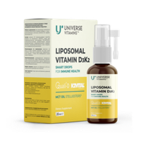Липосомальный Витамин Д3+К2 - флакон 20 мл, Universe Vitamins