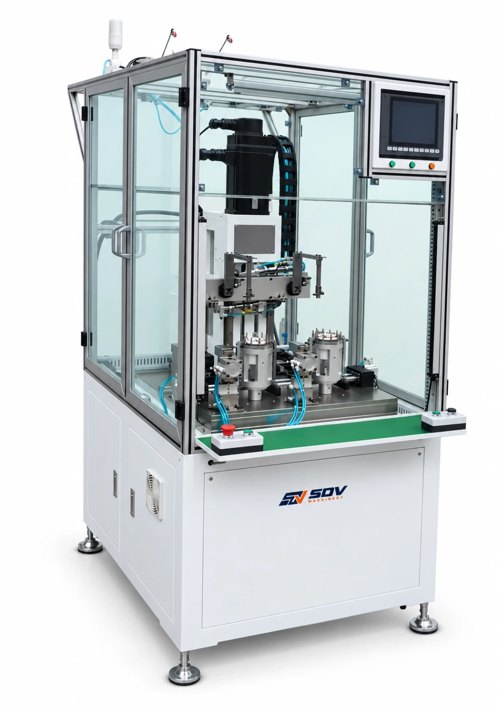 Двухстанционная машина для намотки статора SDV-GW-DS09
