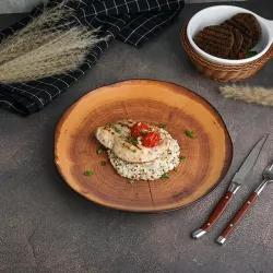 Тарелка 26,6 см h3 см Wood Fusion P.L. Proff Cuisine [4]