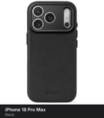 Чехол Decoded Leather Case для iPhone 18 Pro Max / 17 Pro Max Black