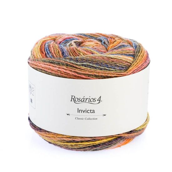 Пряжа ROSARIOS 4 Invicta (51% шерсть, 49% акрил)