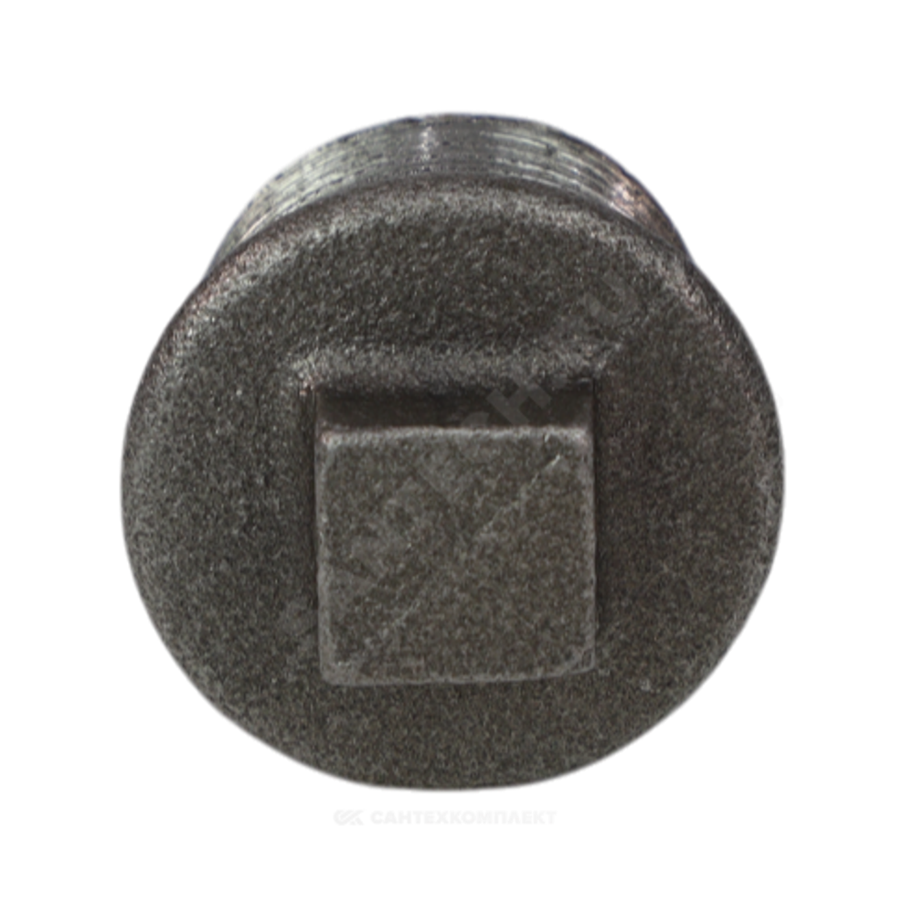 Заглушка чугун Ду 40 (1 1/2") НР Fittex PLUS