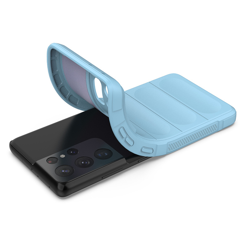 Противоударный чехол Flexible Case для Samsung Galaxy S21 Ultra