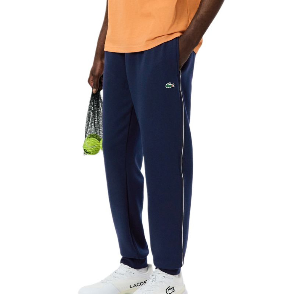 Мужские теннисные штаны Lacoste Sport Knit - navy blue