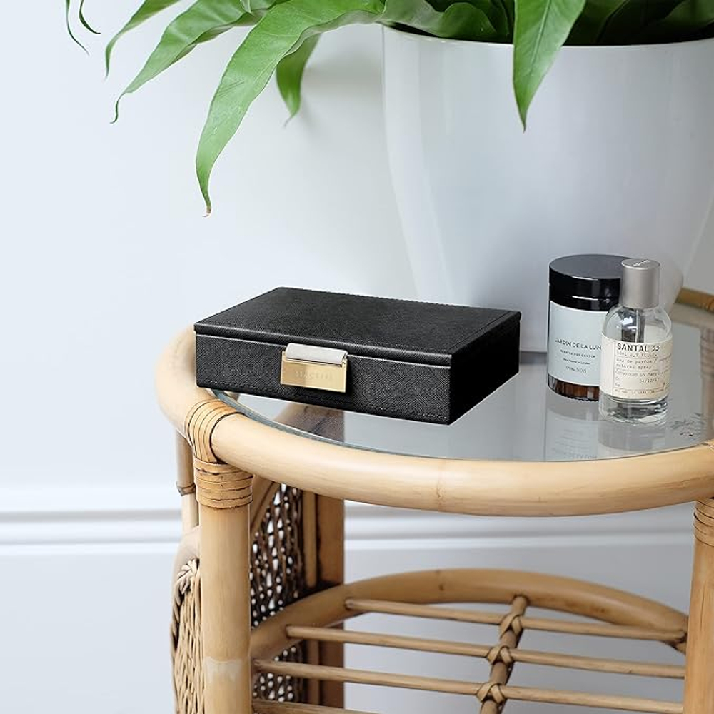 Органайзер для украшений Stackers Mini Box Lid (Black)