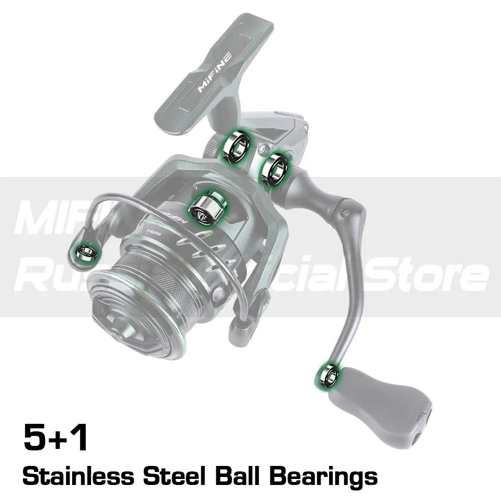 Катушка рыболовная MIFINE COURAGE SPIN 3000F 5+1B