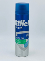 Gillette Series Гель для бритья с алоэ вера для чувствительной кожи, 200 мл (Великобритания)