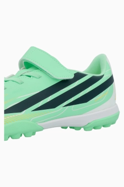 Сороконожки adidas F50 Hyperfast Club Hook-and-Loop TF Junior - бирюзовый