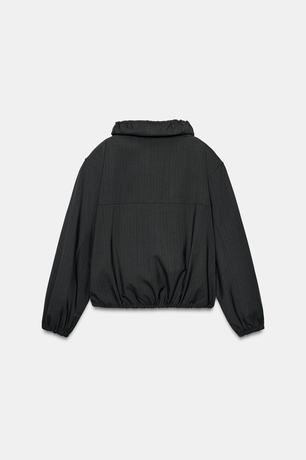 КУРТКА С ПОДПЛЕЧНИКАМИ В ТОНКУЮ ПОЛОСКУ — ZARA