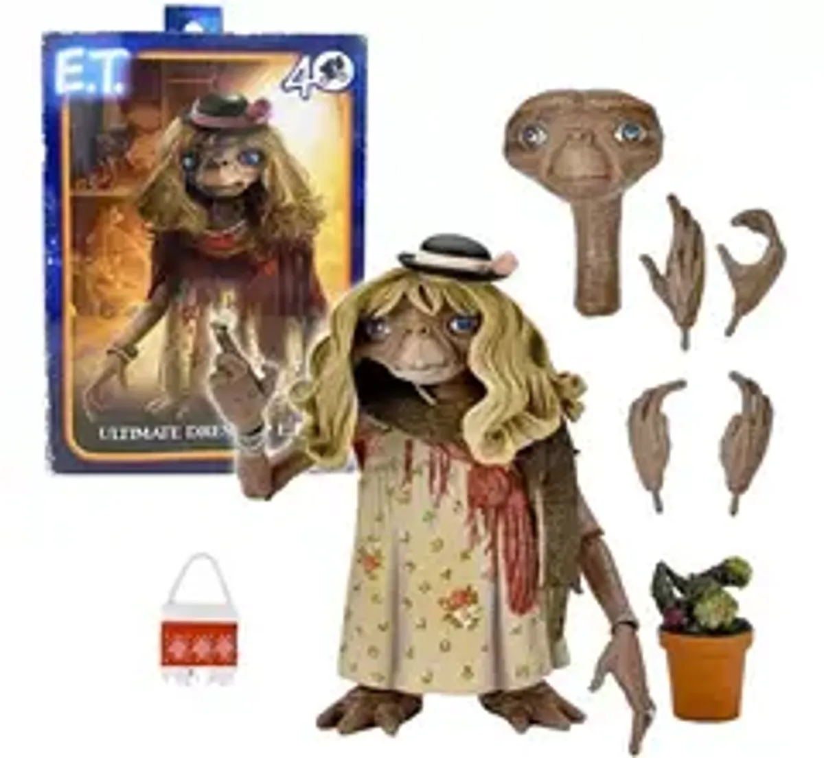Фигурка NECA 40th Anniversary E.T.: Ultimate Dress-Up E.T.