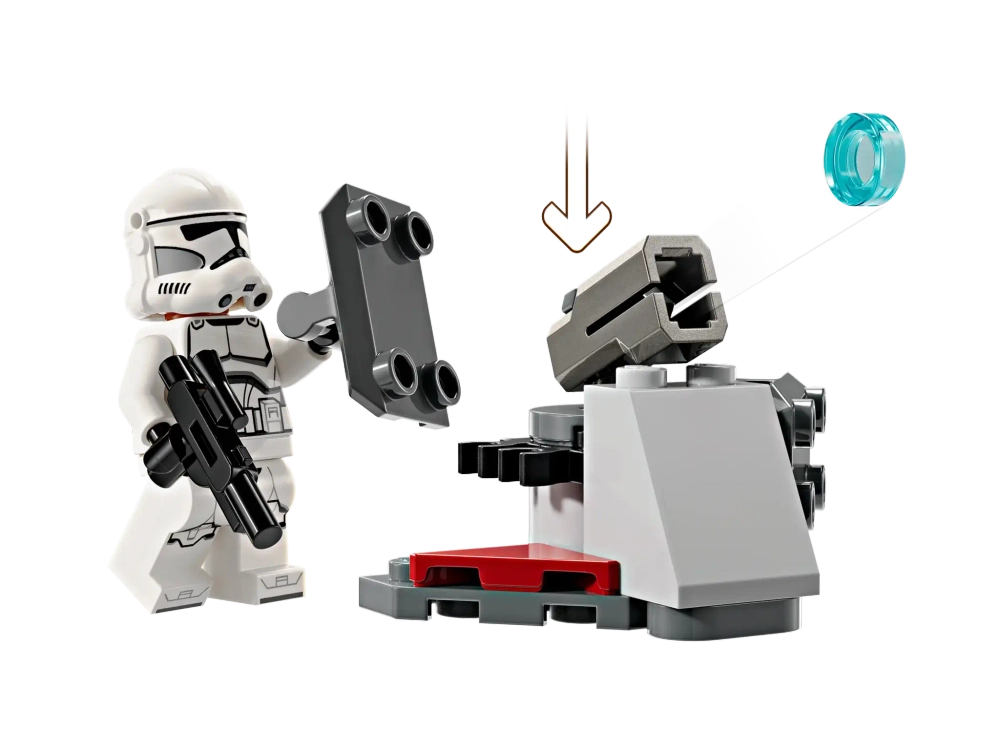 Конструктор LEGO Star Wars 75372 Боевой набор солдат-клонов и боевых дроидов