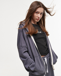 Zip-Up Hoodie LOGO Castlerock