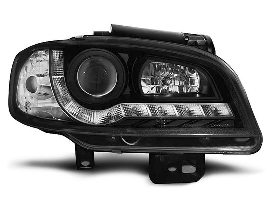 Передние фары Seat Cordoba 1/Ibiza 2 daylight black
