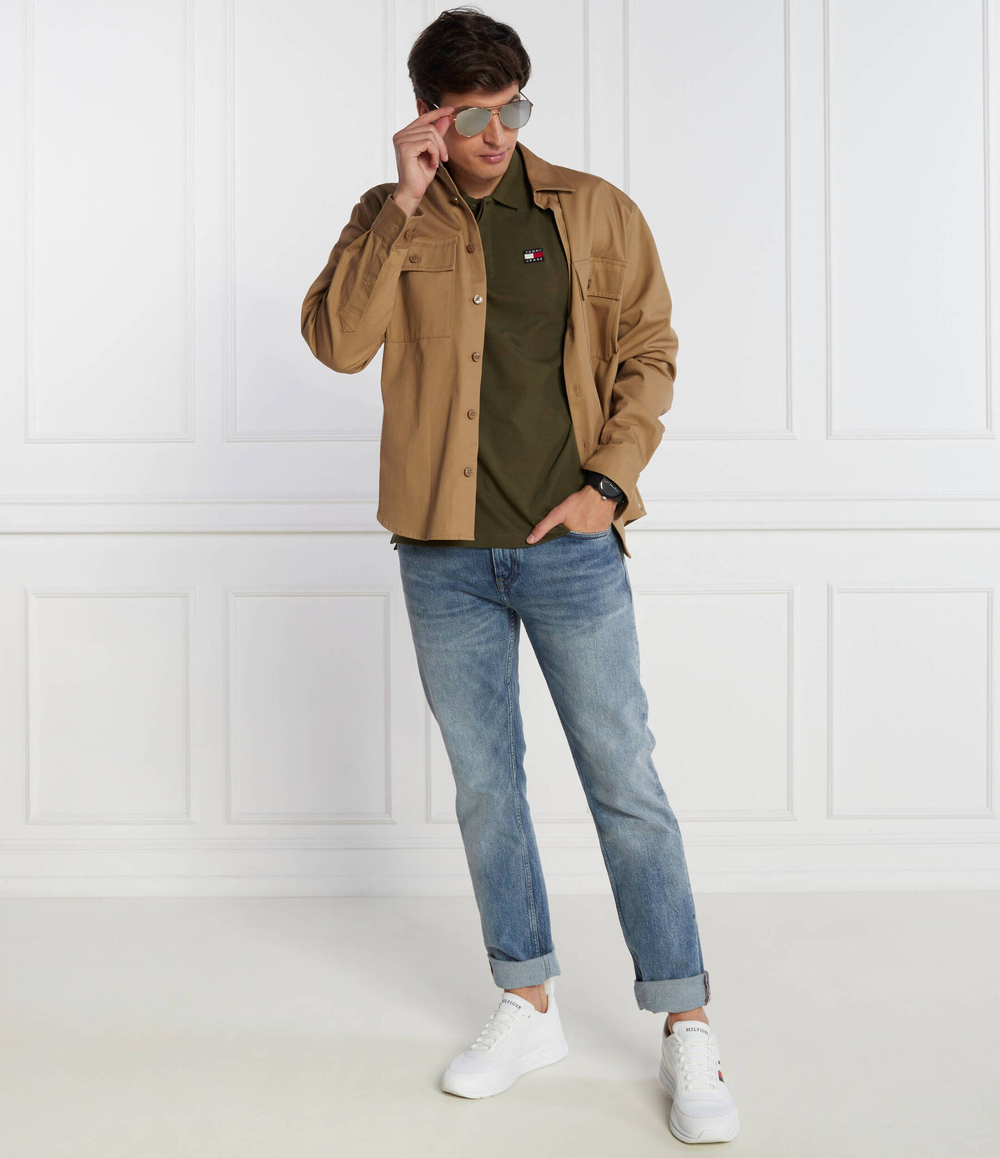 Поло TJM CLSC BADGE Tommy Jeans - зеленый(DM0DM17285)