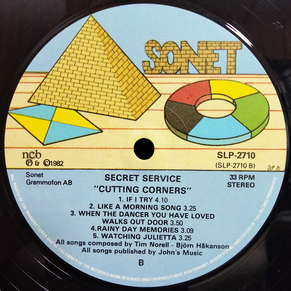 Secret Service / Cutting Corners (LP)