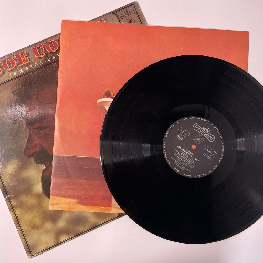Винтажная виниловая пластинка LP Joe Cocker Jamaica Say You Will (Германия 1975)